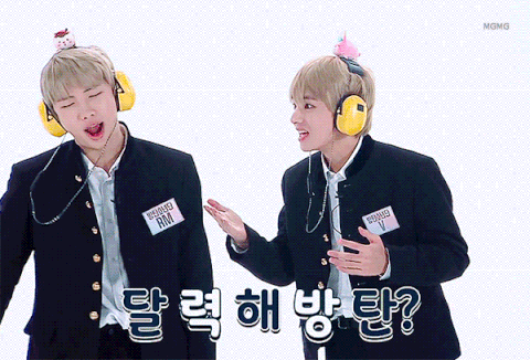 방탄 뷔: 형 ... 왜 돌아 ...? 나 약간 인제 아직 정답 말 안 했능뎅 ... | 인스티즈