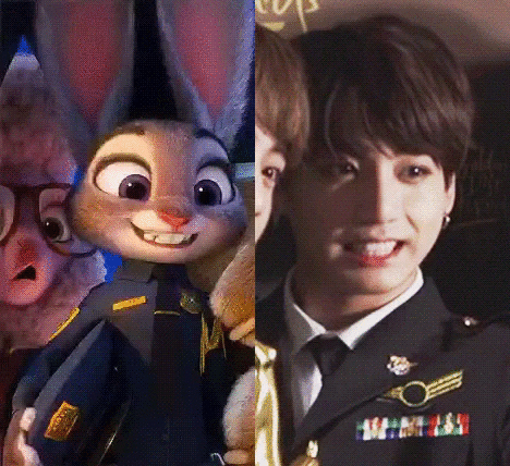 내가 좋아하고 아끼는 방탄의 닉과 주디.gif | 인스티즈