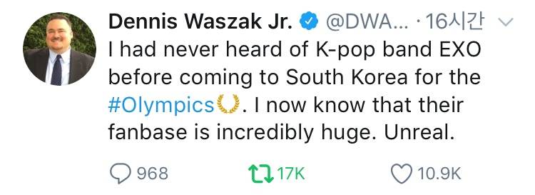 엑소 평창 동계올림픽 외신 반응 현실.. jpg | 인스티즈