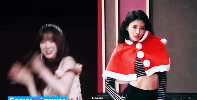 이미주랑 케이 가시나 춘거 비교짤ㅋㅋㅋㅋㅋㅋ | 인스티즈