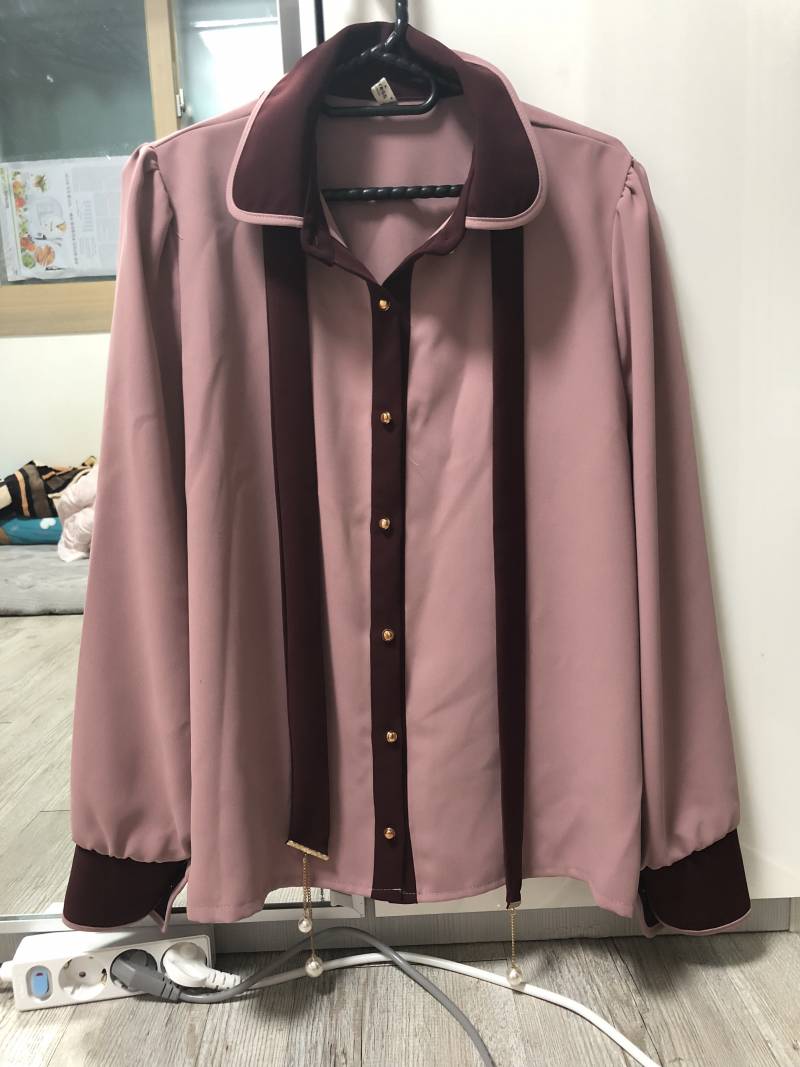 레이스 스커트와인) , 블라우스(딥핑크)팝니다😆 | 인스티즈