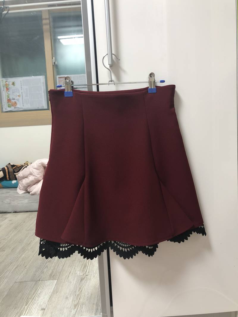 레이스 스커트와인) , 블라우스(딥핑크)팝니다😆 | 인스티즈