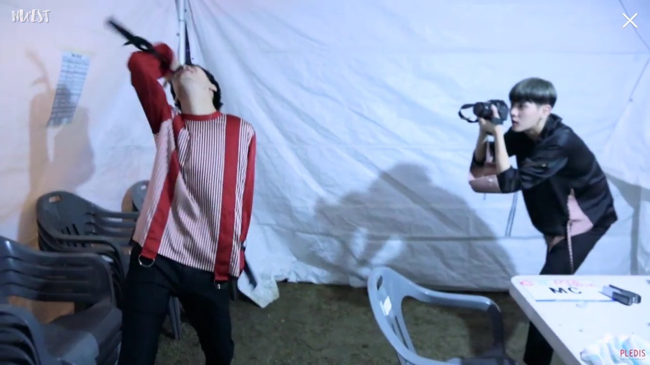 영상으로 봐야 진가를 알지만 사진으로 봐도 대유잼인 뉴이스트 웃음 테라피 모음 ㅋㅋㅋ | 인스티즈