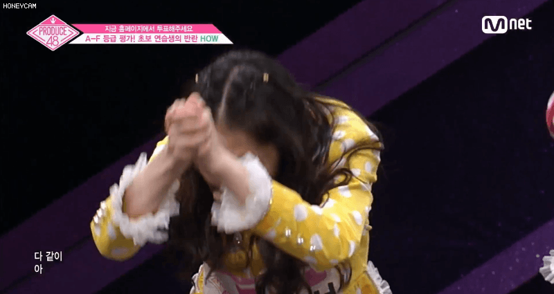 오늘자 프듀48 시강 쩔던 신호등 3인방 | 인스티즈