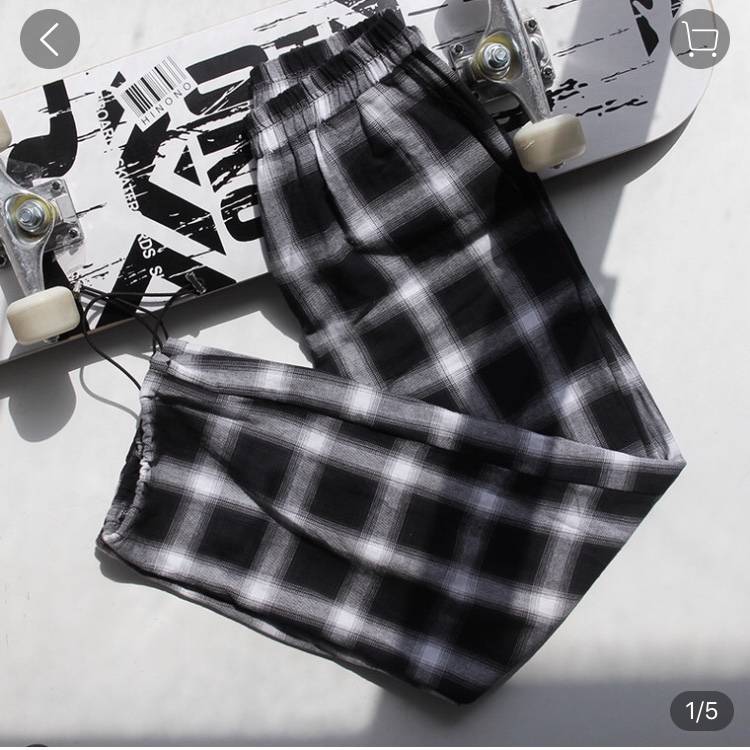 체크무늬 바지 편하게 입고 다닐 수 있지?! | 인스티즈