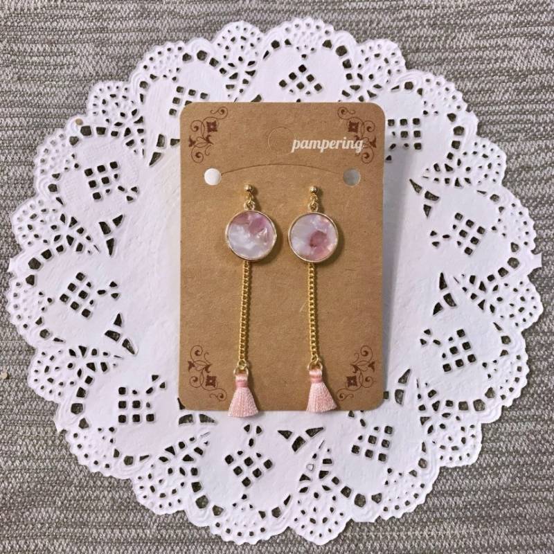원석 테슬 귀걸이 💖 3개 이상 구매시 무료배송 | 인스티즈