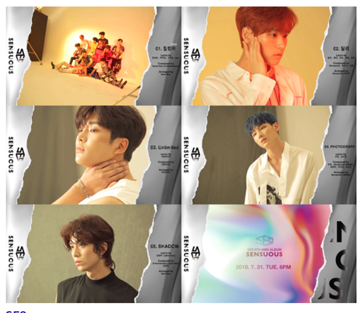 인기글 보고 SF9 티저 찾아봤는데 방탄이랑 비교해보니까 | 인스티즈