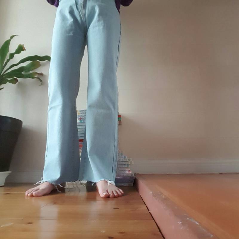 연청 와이드팬츠 반품 할말...? ㅜㅠ 너무 길고 통이 큰것같아..4040 | 인스티즈