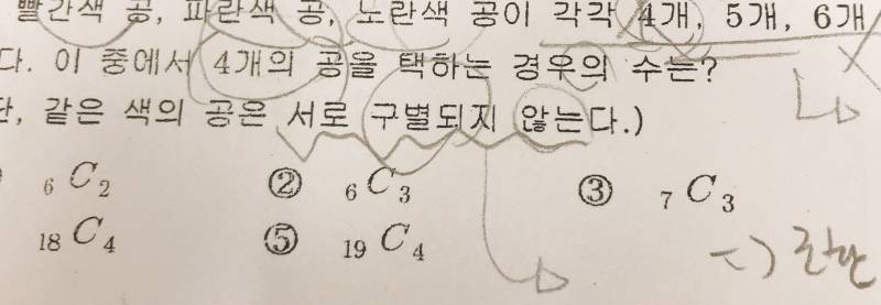 확통 잘알 익들아 이게 왜 15C4가 아니야?? | 인스티즈