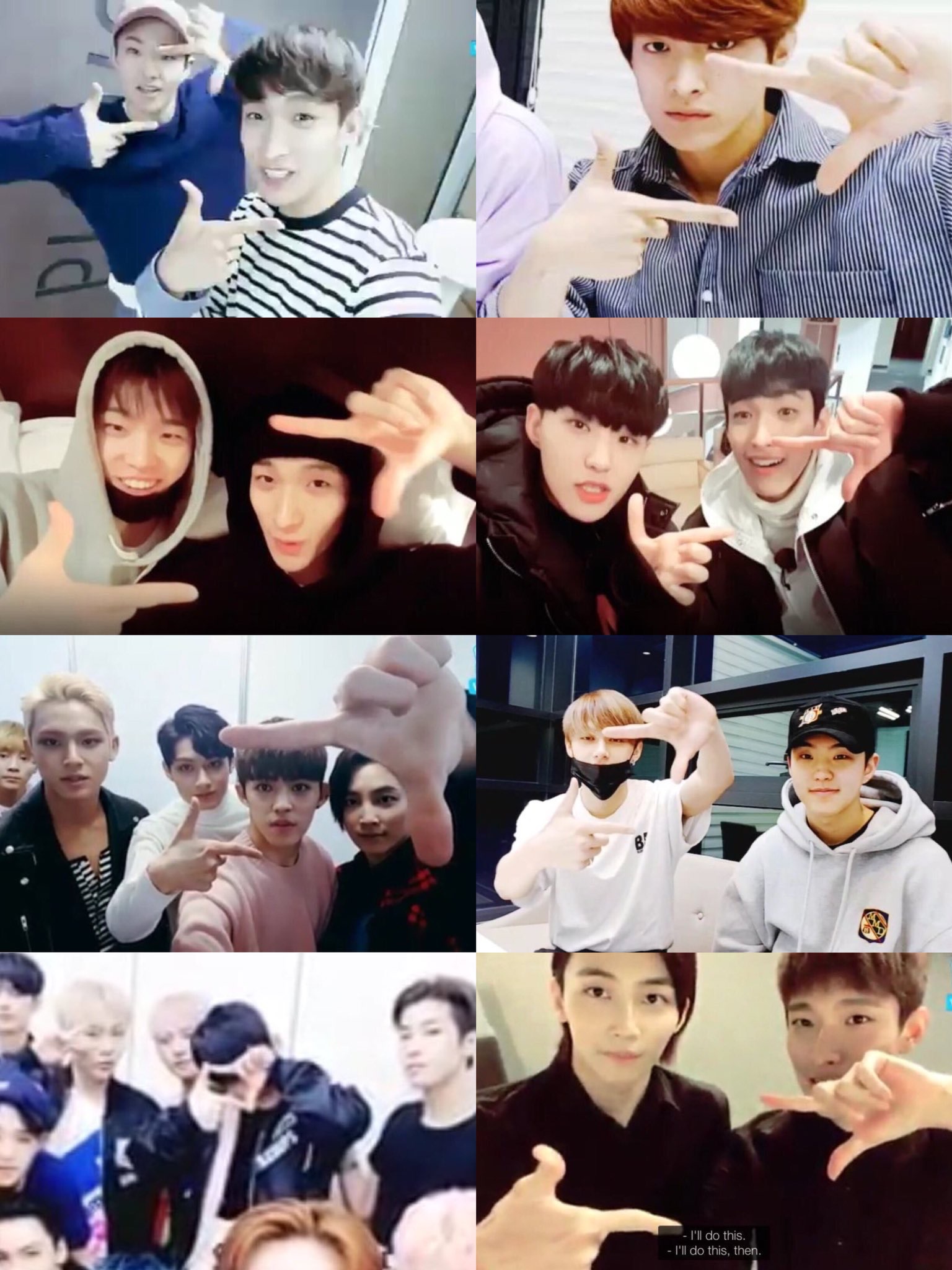 세븐틴 애들이 브이앱 전에 손가락 왜 이렇게 하는지 드디어 알아냈다 | 인스티즈