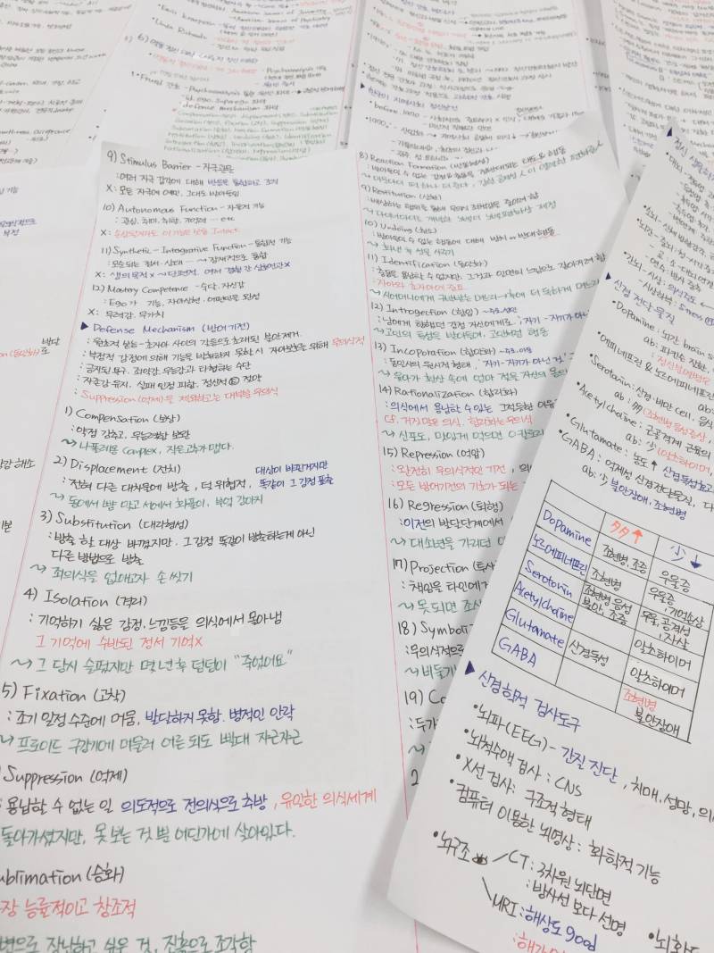 쓰니가 하루 내내 한 필기... 사진ㅇ (흑흑 손 아파... | 인스티즈