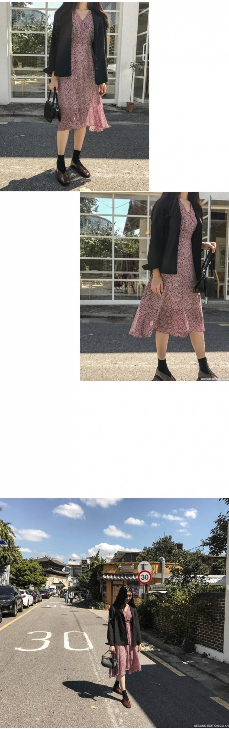 익들아!!! 이 원피스 검정 자켓이랑 잘어울리는지 봐줘~!!! | 인스티즈