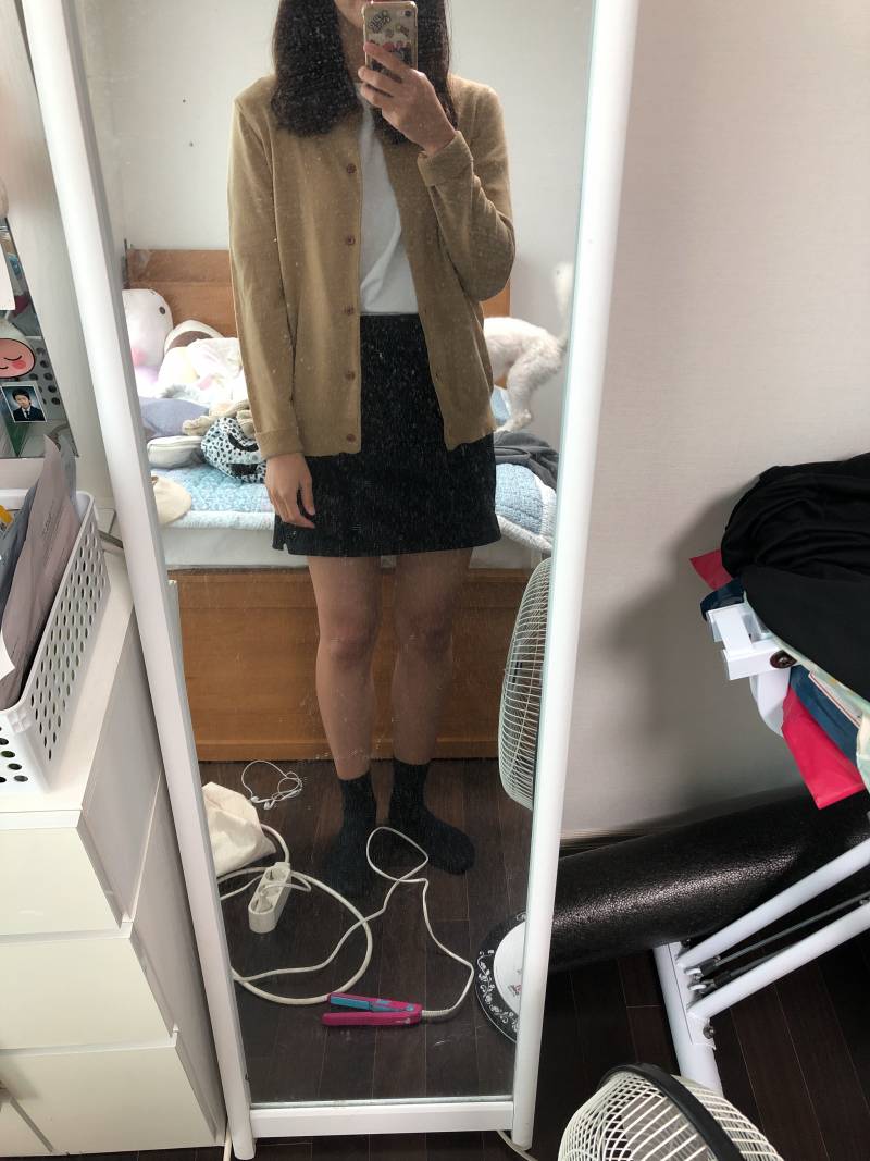 지금 나갈껀데 가디건좀 골라주라ㅠㅡㅠ11황토22회색33베이지 | 인스티즈