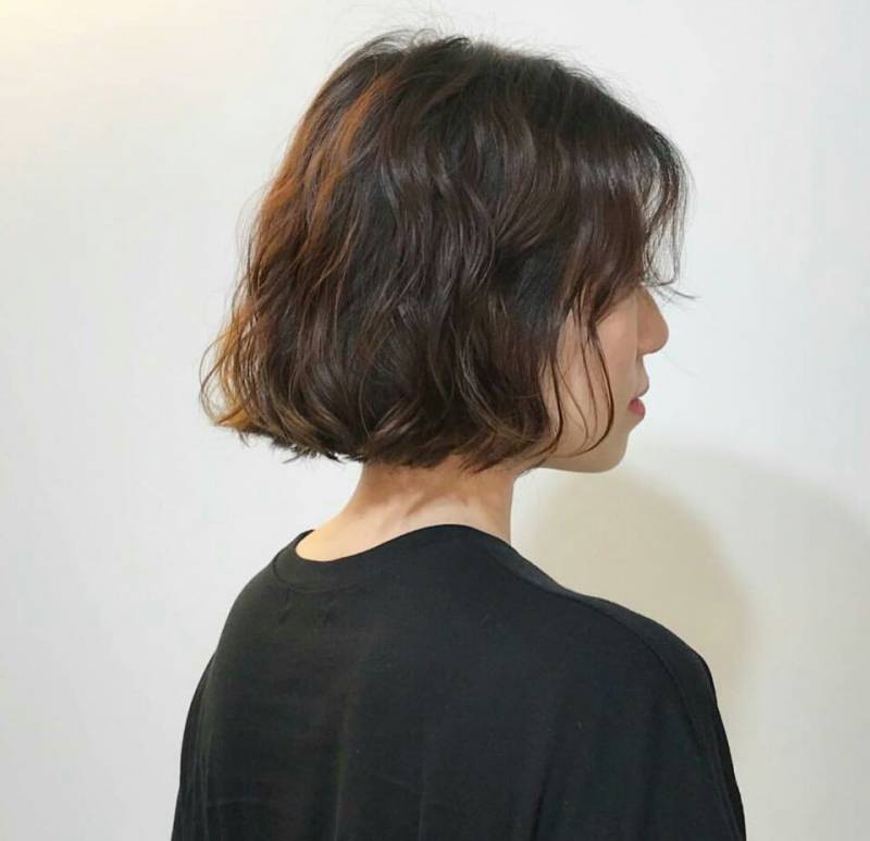 혹시 단발 히피펌 해본 익인 있어?????? | 인스티즈