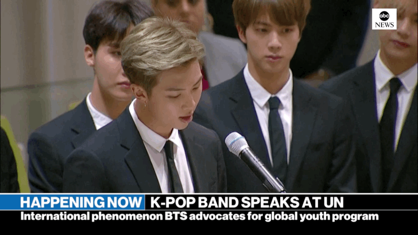 오늘자 UN에서 연설하는 아이돌 | 인스티즈