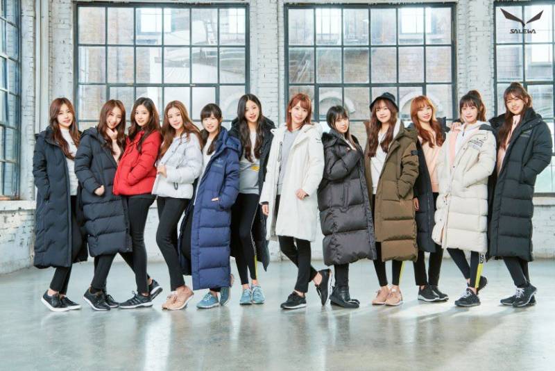 아이즈원 아웃도어 살레와 광고사진 | 인스티즈