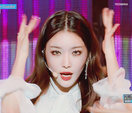 두 남녀 아이돌의 글리터 메이크업.jpgif | 인스티즈