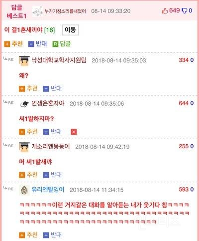 늬들은 결혼하지마라ㅋㅋㅋㅋㅋ(욕설주의/배꼽주의) | 인스티즈