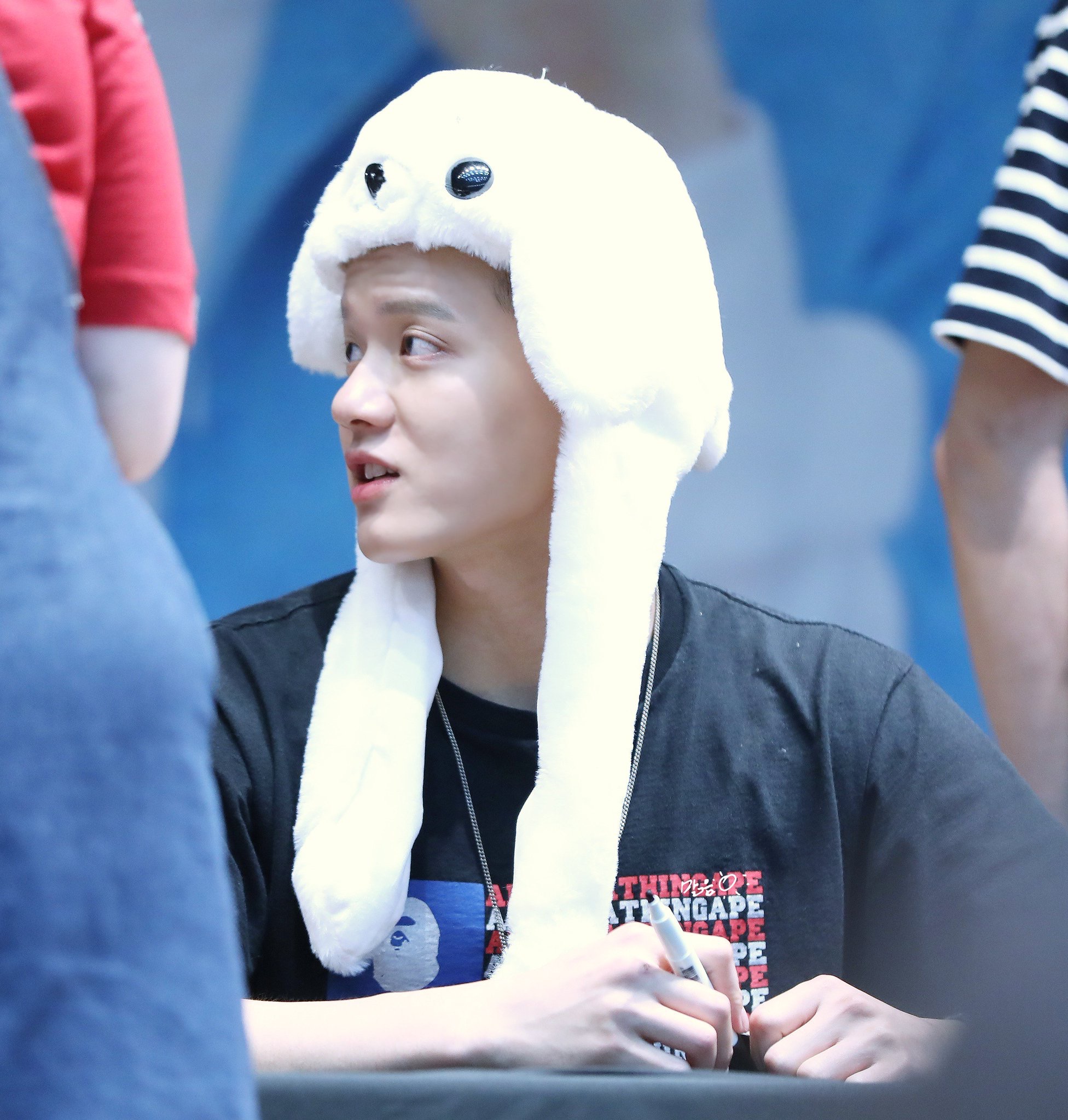 우리는 토끼모자만 쓴게 아님ㅋㅋ 종류별로 다 썼지롱~ | 인스티즈