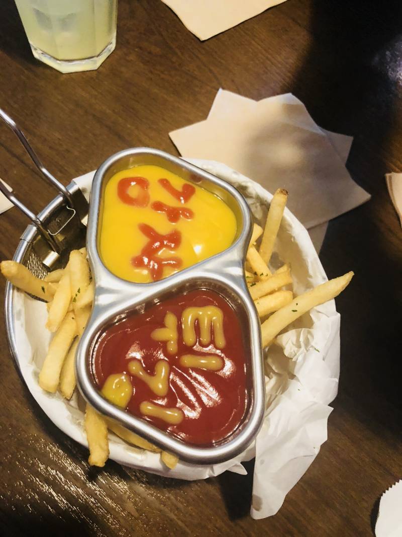 밥 먹을 때 감자튀김 시켰는데 이거 너무 귀여운거 아니니... 40 | 인스티즈