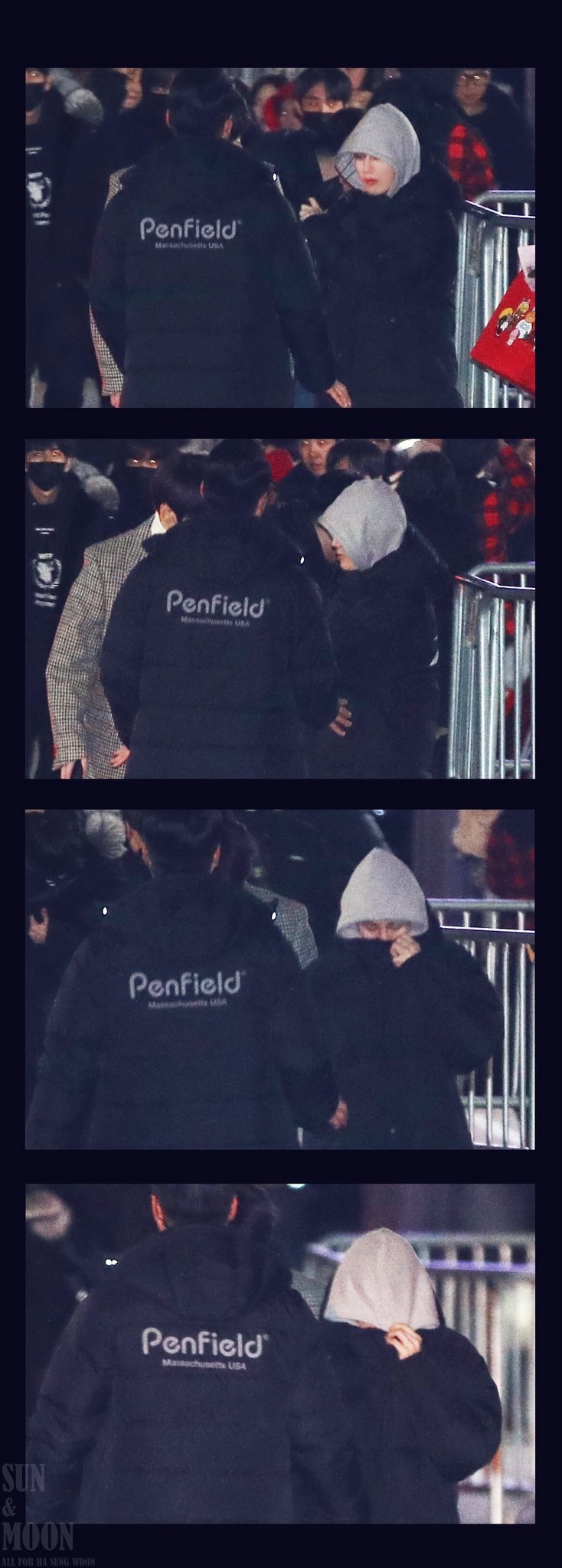 ㄱ 내 씨피.. 퇴근길에 공이 수한테 자기가 쓰던 마스크 벗어준다.. | 인스티즈