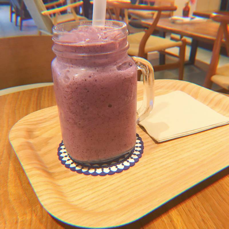 아 블루베리 스무디 시켰는데 | 인스티즈