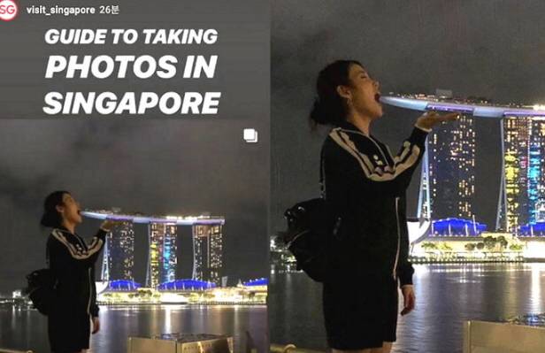 싱가포르 관광청 SNS에 사진 잘 찍었다며 올라온 여자 연예인 | 인스티즈
