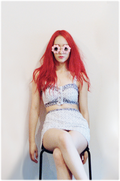 에프엑스 크리스탈 인생 머리라는 말 많았던 머리색 gif | 인스티즈