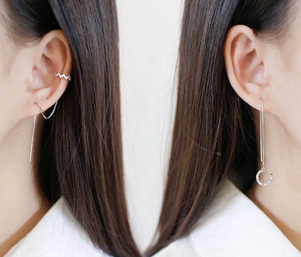 🖤925순은 이어커프/ 귀걸이 1000원부터 9900원 120종🖤 | 인스티즈