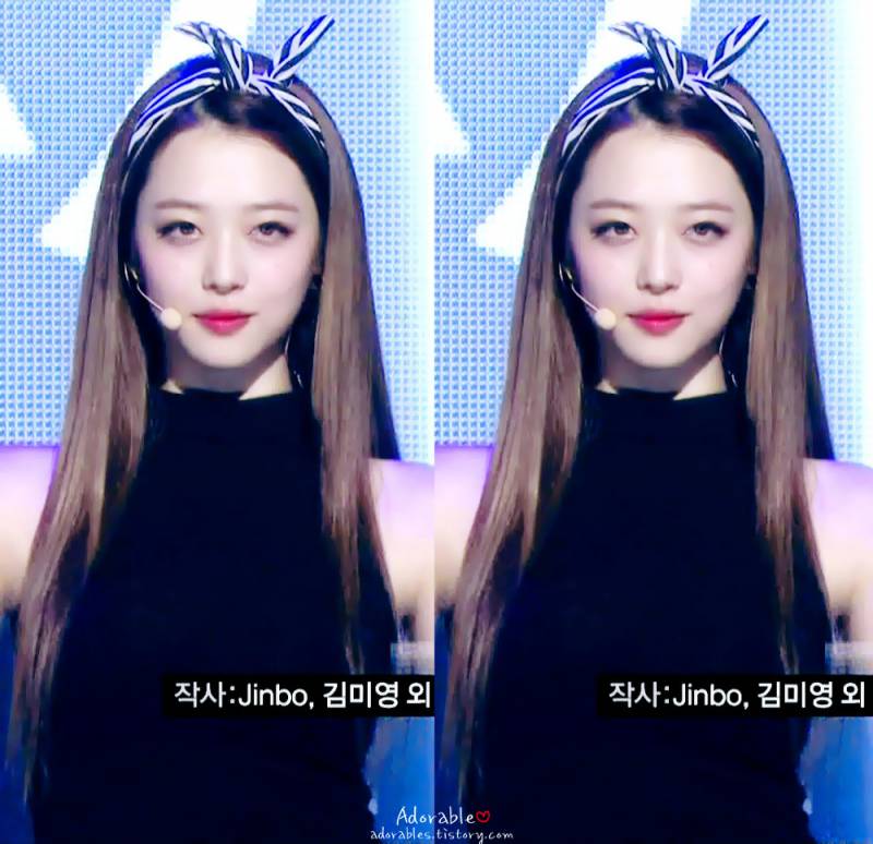 설리 이때 눈화장 어떻게 하는 걸까...? | 인스티즈