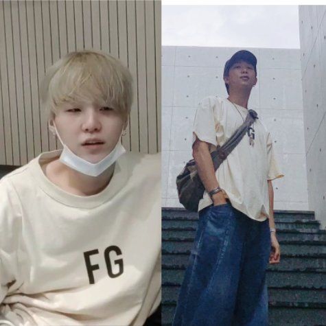 방탄 랩라 옷 취향이 겹치는데 하필 서로 겹치는거 신경을 안쓰는 성격이라 일어나는 사태 | 인스티즈