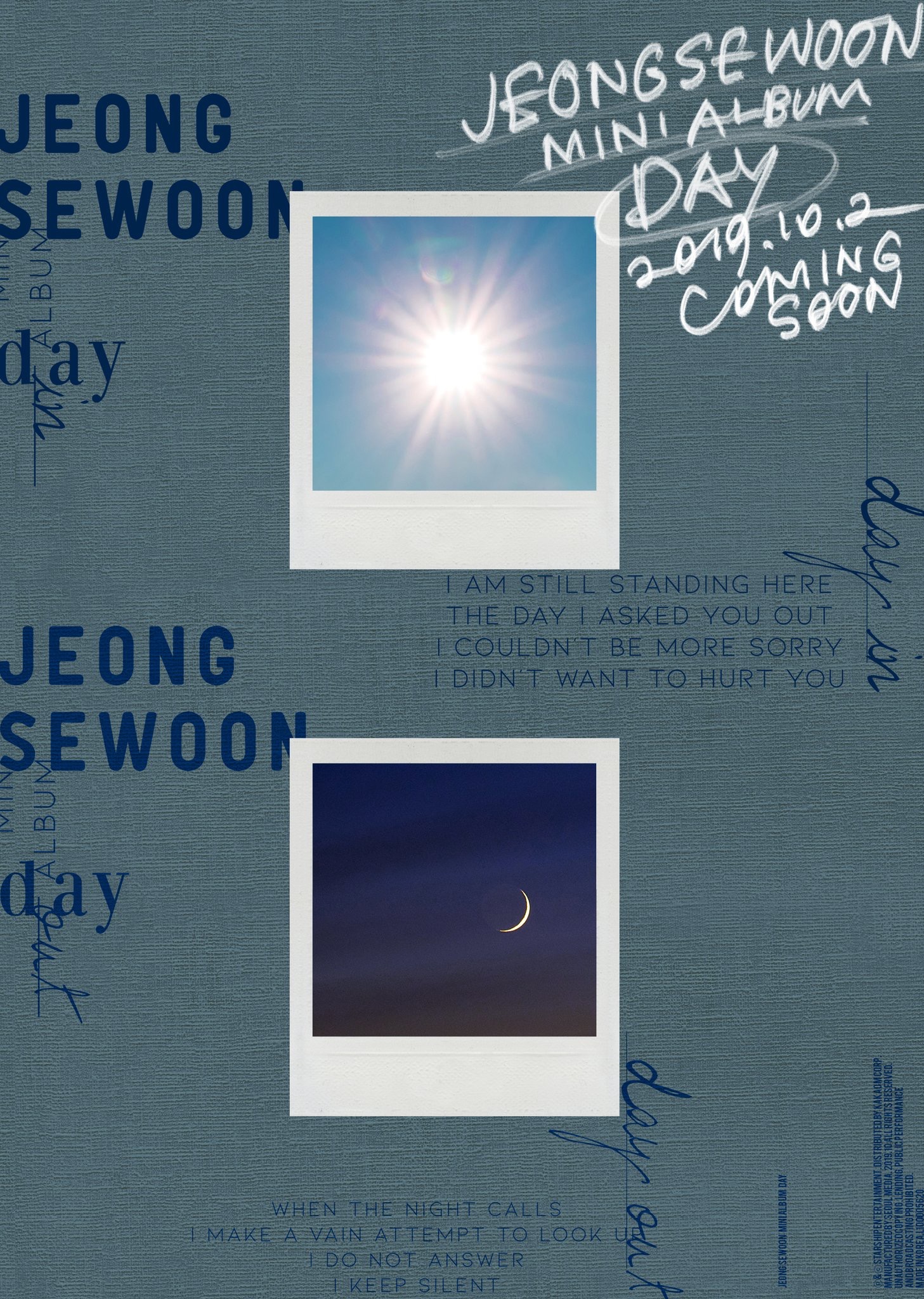 🍀싱어송라이돌 정세운, 10월 2일 <DAY>로 컴백🍀 | 인스티즈