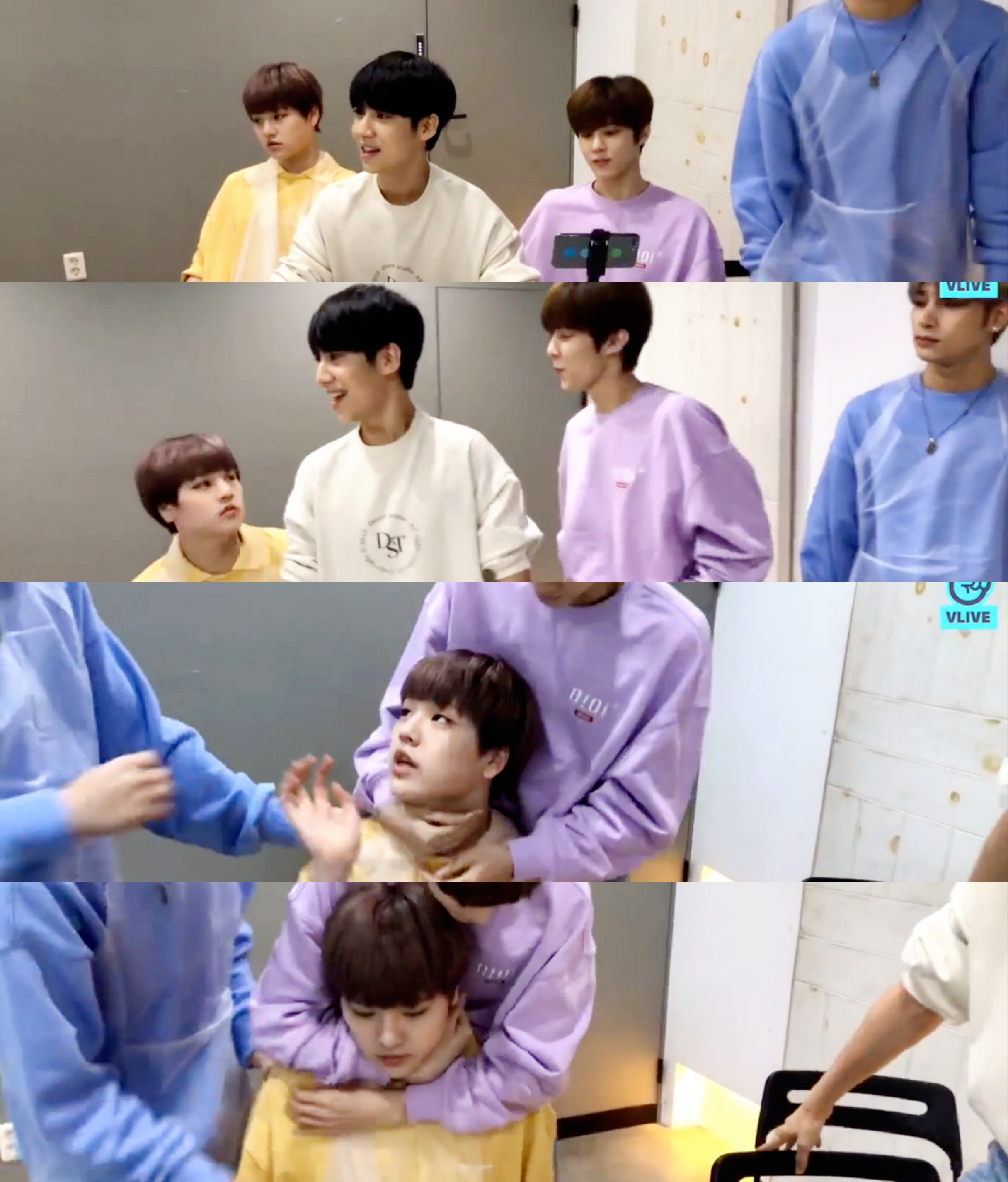 엑스원 브이앱보면서 김우석 남도현 어색한 사이인가?싶었던 장면이 | 인스티즈