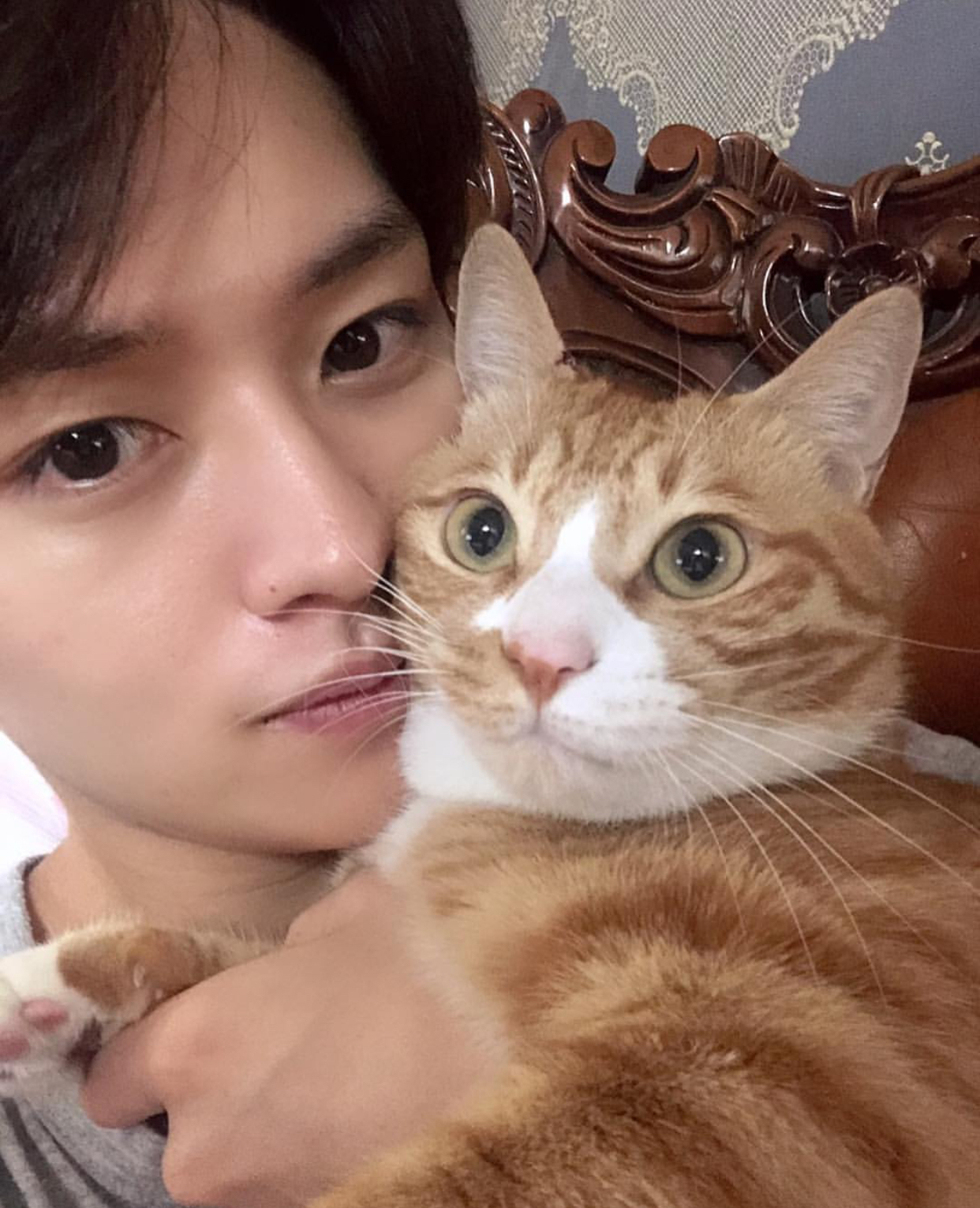 본진이랑 야옹이랑 투샷 | 인스티즈