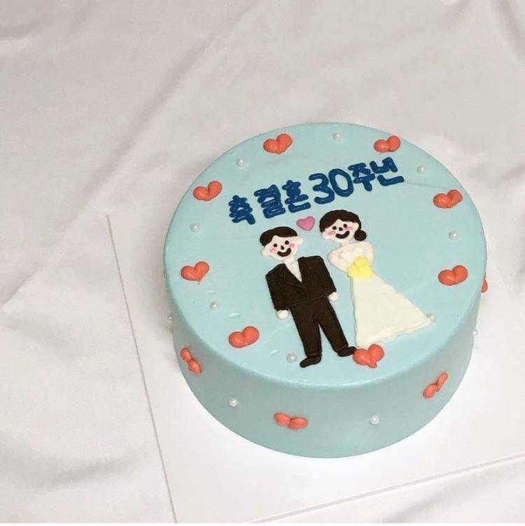 결혼기념일 케이크! | 인스티즈