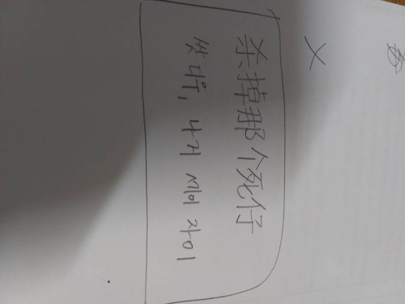 중국어 잘 하는 익 이거 해석 해줄 사람 괌 | 인스티즈