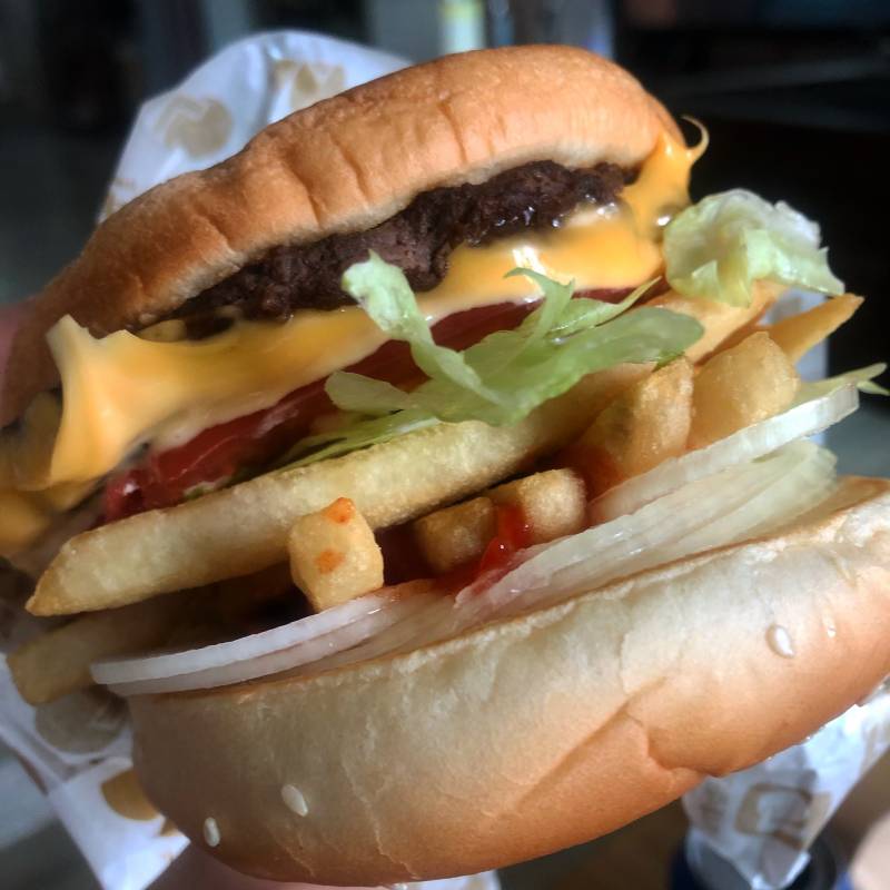 익들 기억해 햄버거엔 감자튀김 넣어먹는게 진리야 | 인스티즈