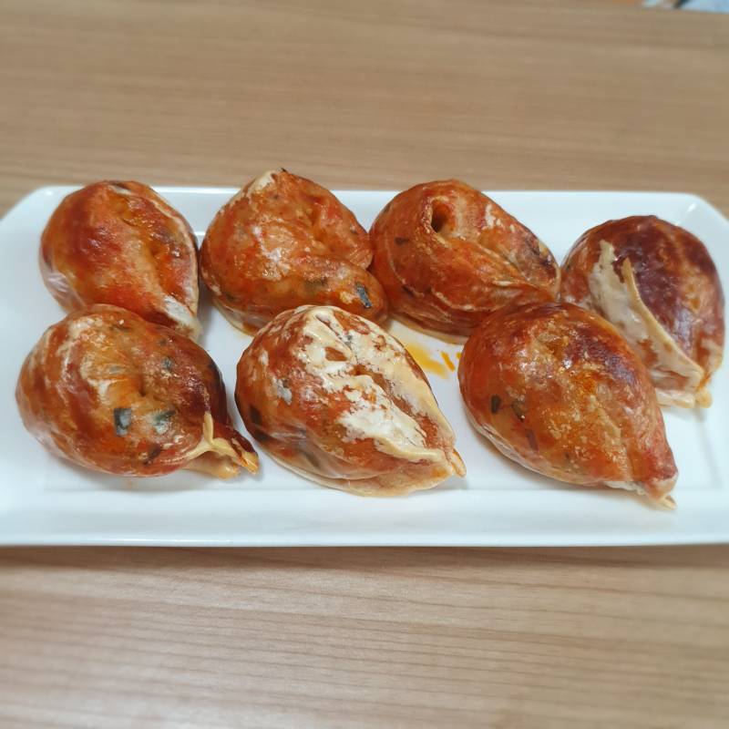 얇은피 만두 에어프라이기에 해서 먹으면 진자 맛있다 | 인스티즈