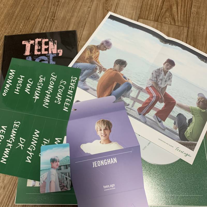 세븐틴) teen, age (박수)앨범 판매+포스터, 포토카드 있어요! | 인스티즈