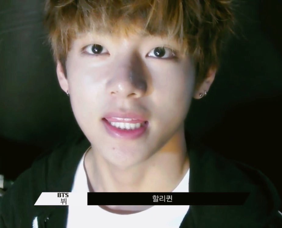 전에 뷔가 할리퀸 분장해보고 싶다고 했었는데 | 인스티즈