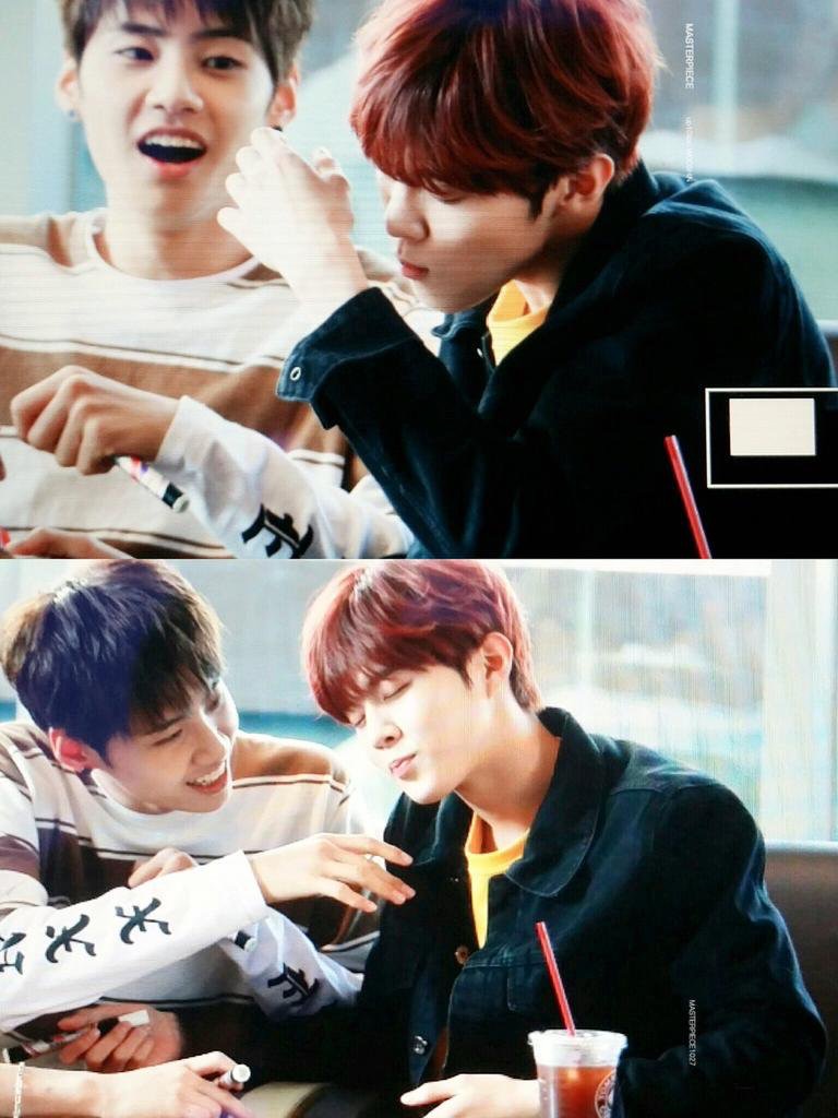 김우석 이날 너무 텐션 높운 와기 찐와기다 | 인스티즈