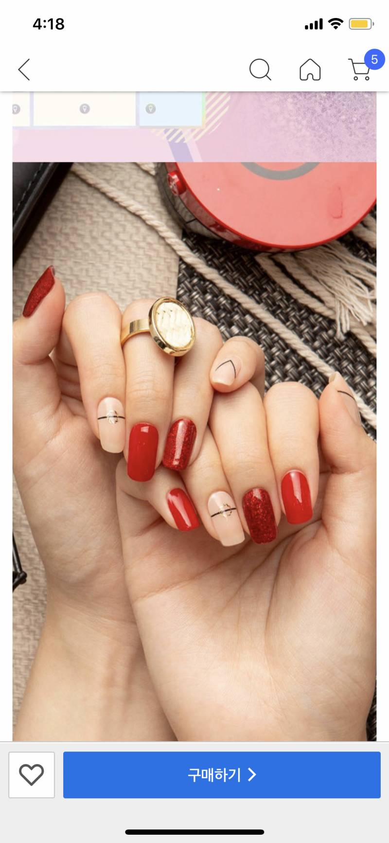 이고 두개 네일 어울려?? | 인스티즈