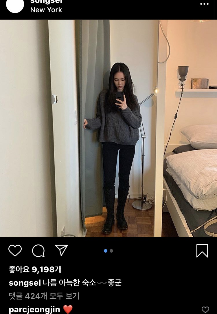 정진이가 세라 인스타 댓글 남긴 거 | 인스티즈