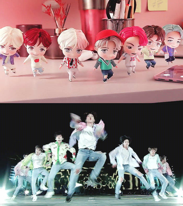 대두소년단 vs 방탄소년단 춤으로 정면 대결하는거 움짤 떴네; | 인스티즈