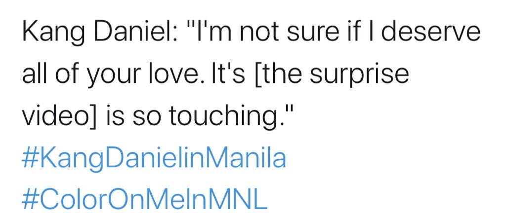 강다니엘이 이벤트 영상보고 자기가 사랑받을 자격이 있는지 모르겠대 | 인스티즈