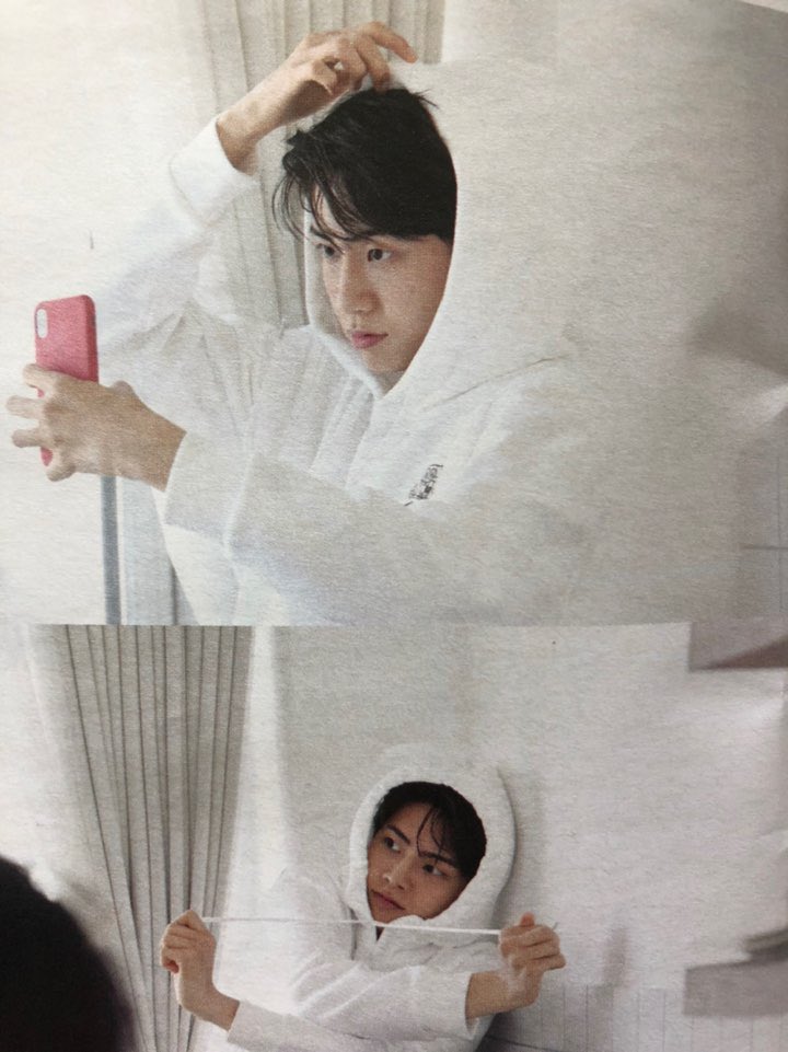 진혁이 후드 박제해💙 | 인스티즈