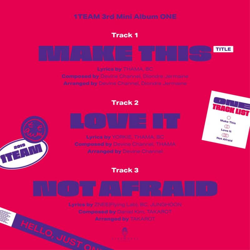 6일(수), 1️⃣원팀(1TEAM) 3rd 미니앨범 &lt;ONE&gt; 발매 | 인스티즈