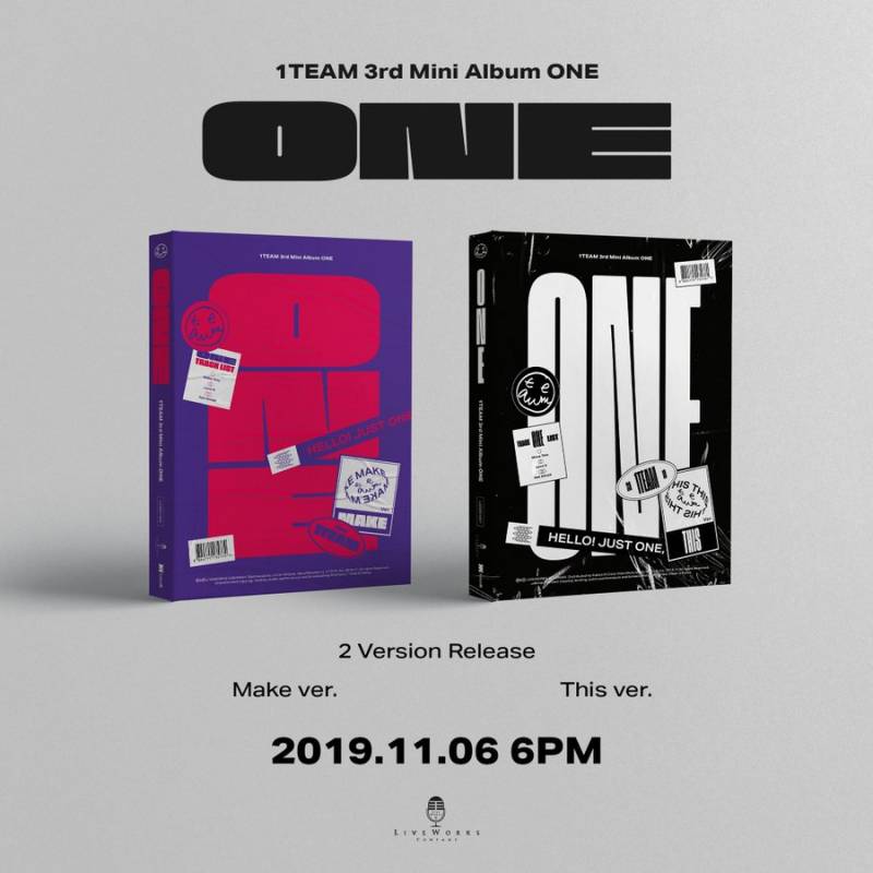6일(수), 1️⃣원팀(1TEAM) 3rd 미니앨범 &lt;ONE&gt; 발매 | 인스티즈