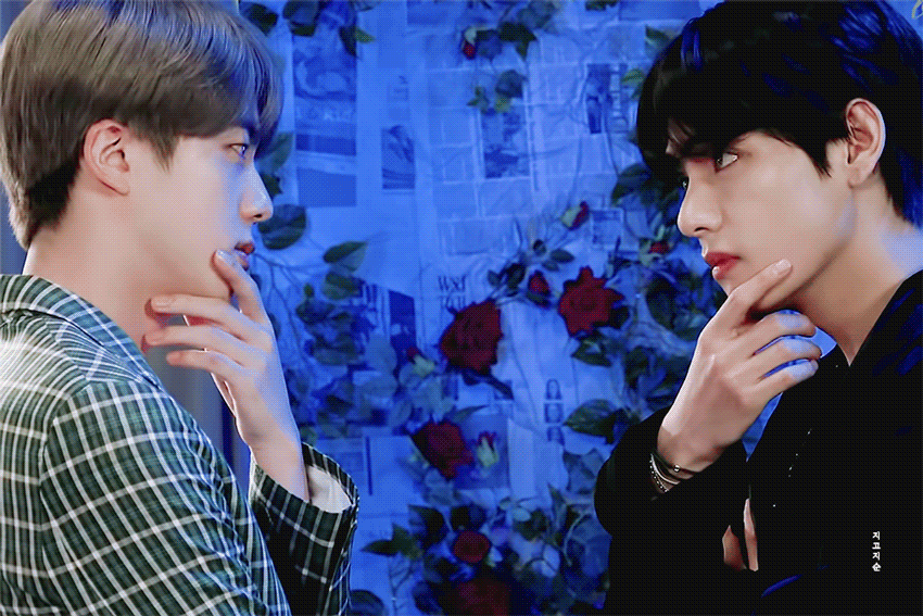 내가 좋아하는 방탄 뷔랑 진 얼굴합.. | 인스티즈