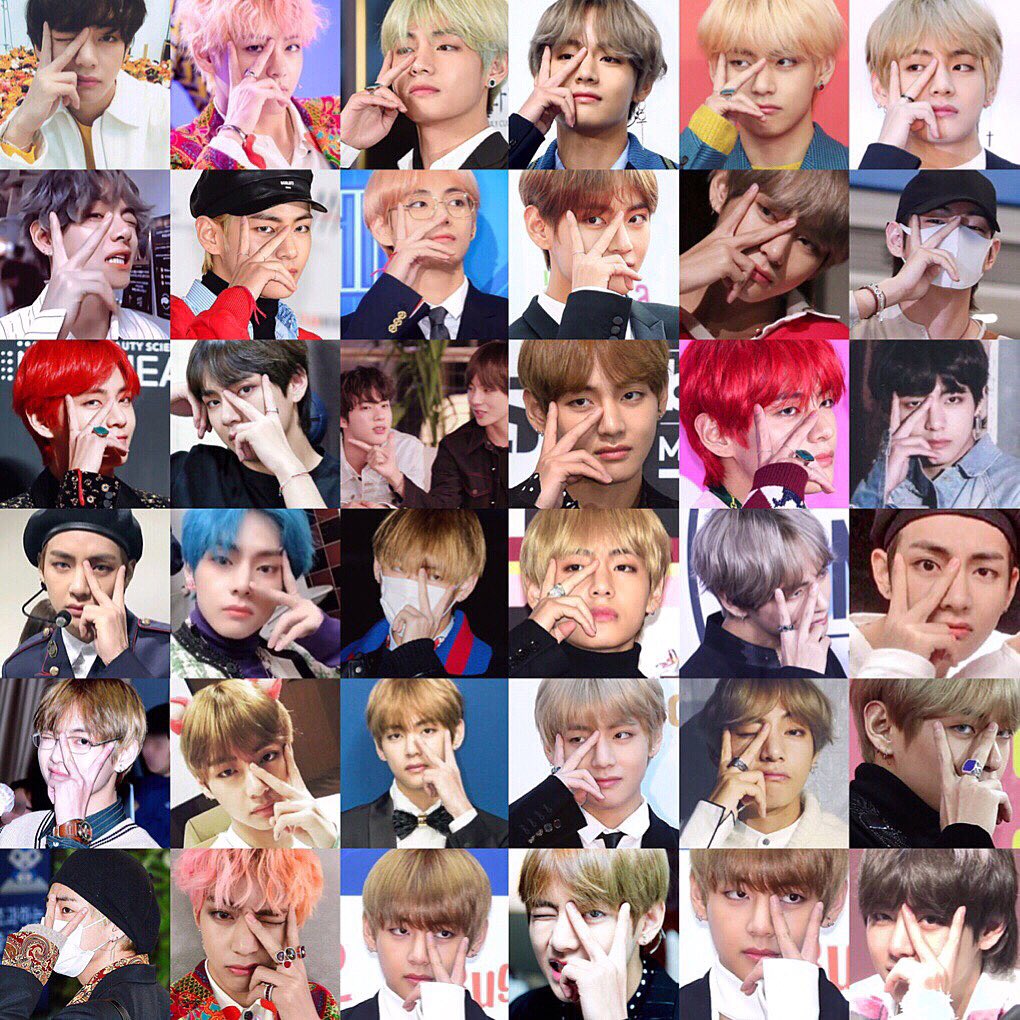 방탄 뷔 진 시그니처 포즈 ㅋㅋ | 인스티즈